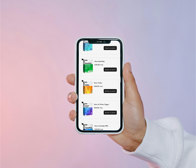 E-commerce responsive