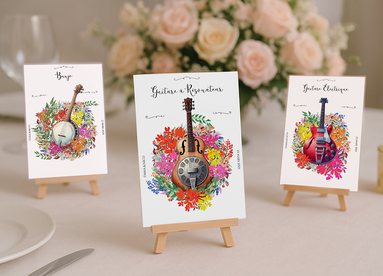 Plans de table mariage